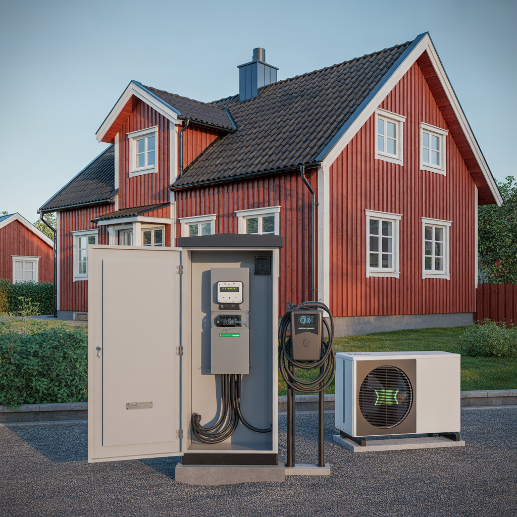 uppgradera till 3 fas i villan pris effekt och krav