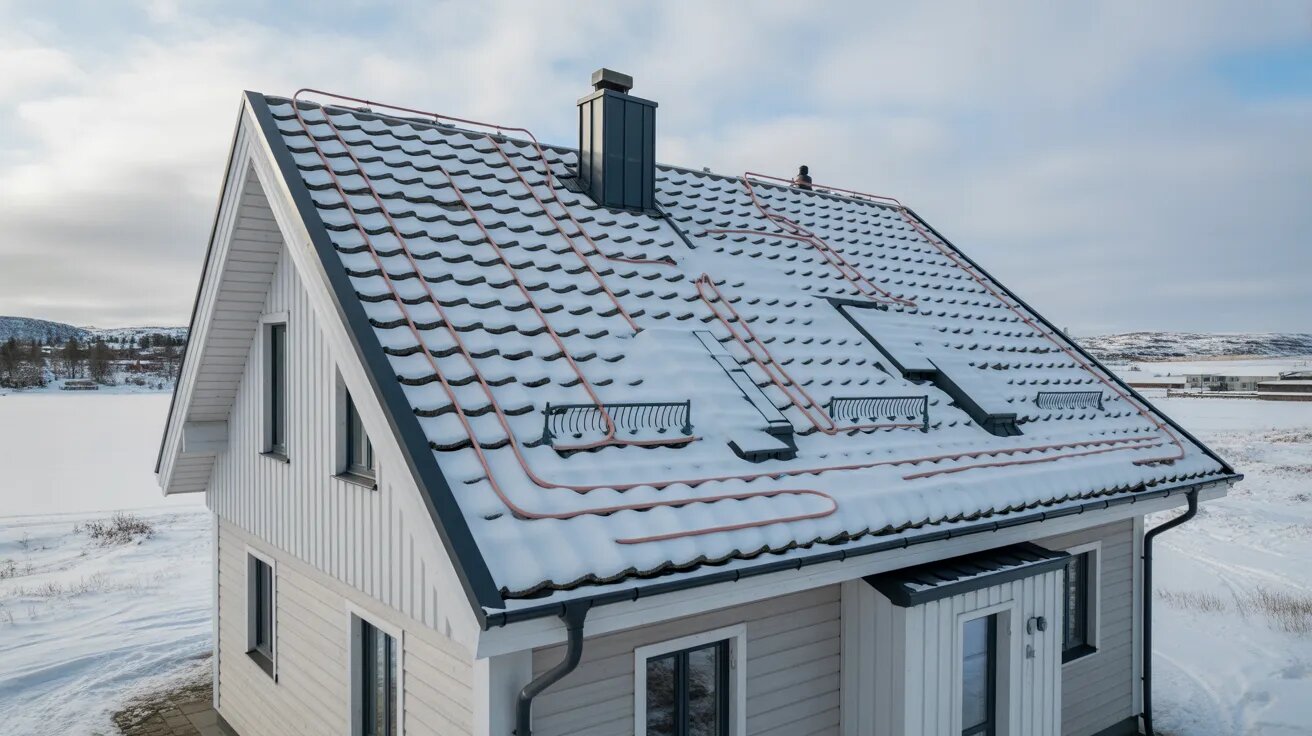 Installation av Takvärme