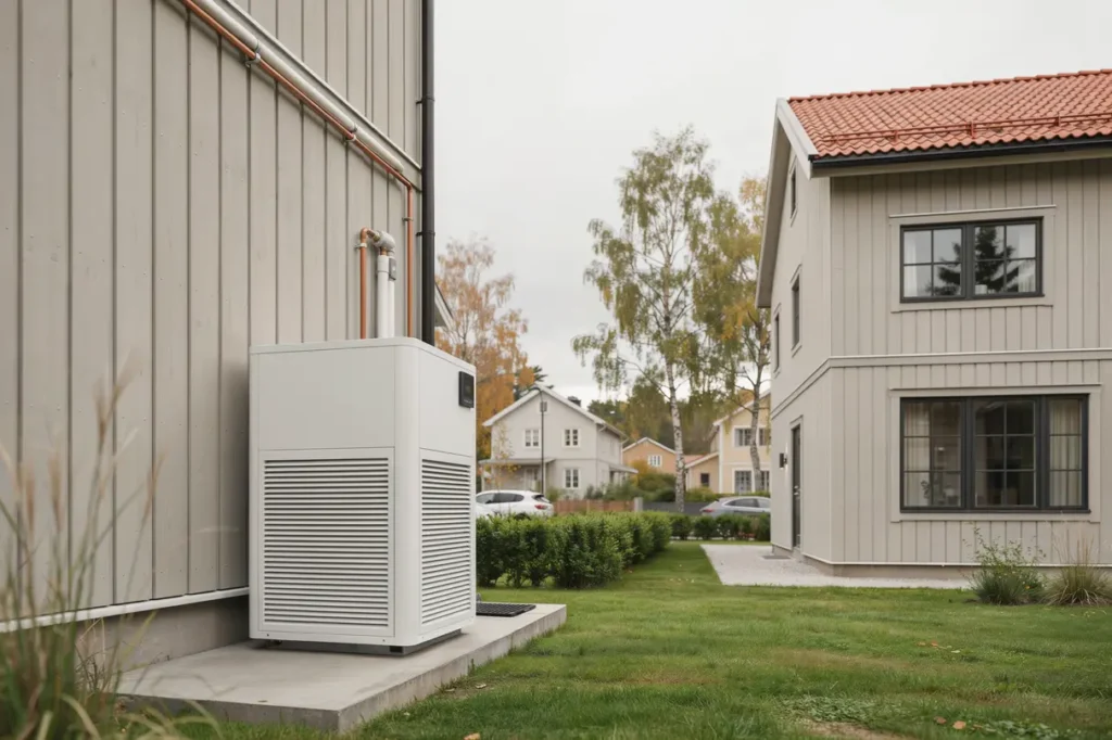 slutf rd installation av v rmepump i skarpn ck bagarmossen
